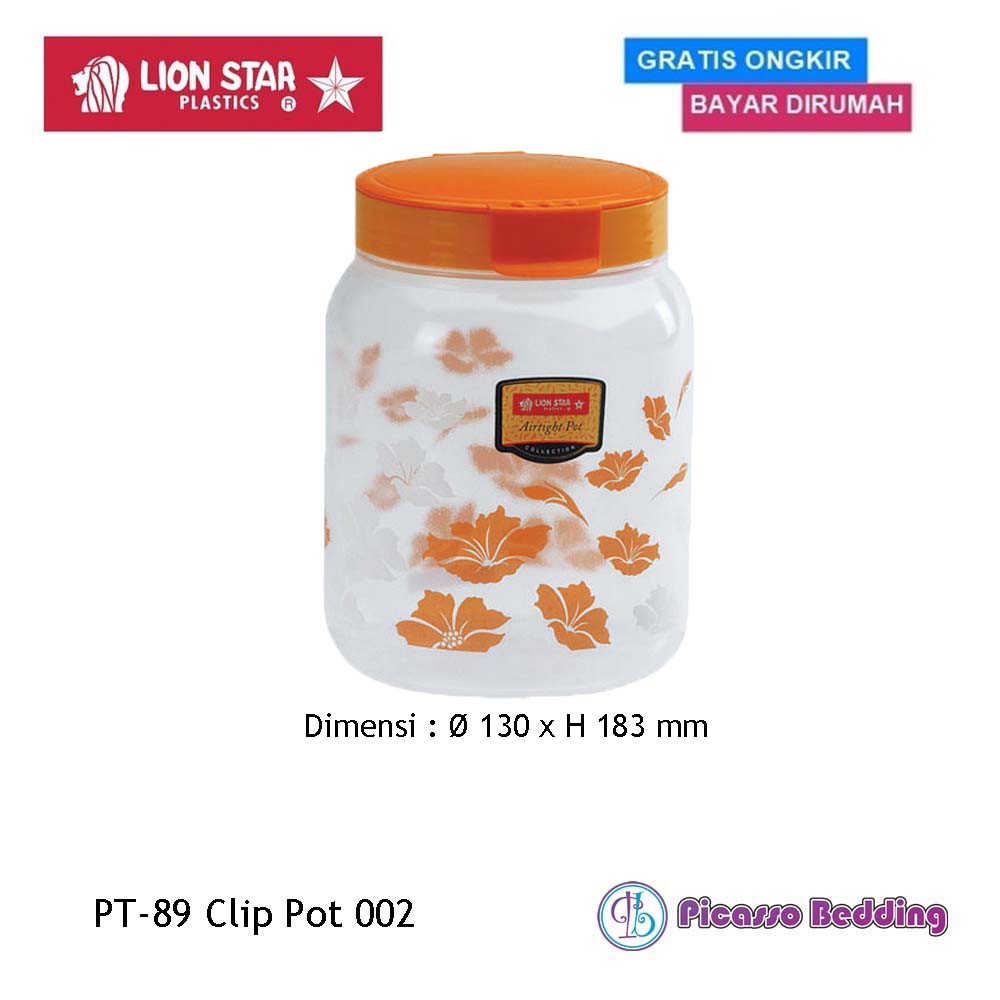Lion Star - Toples Plastik / Fresh Sealware / Toples Bening / Tempat Kue