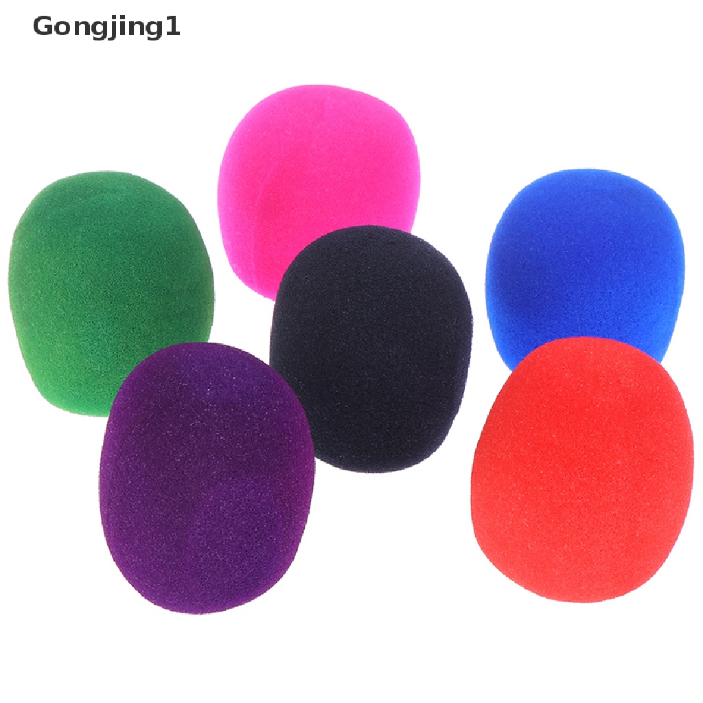 Gongjing1 5 Pcs Cover Penutup Mic Bahan Busa Untuk Rekaman