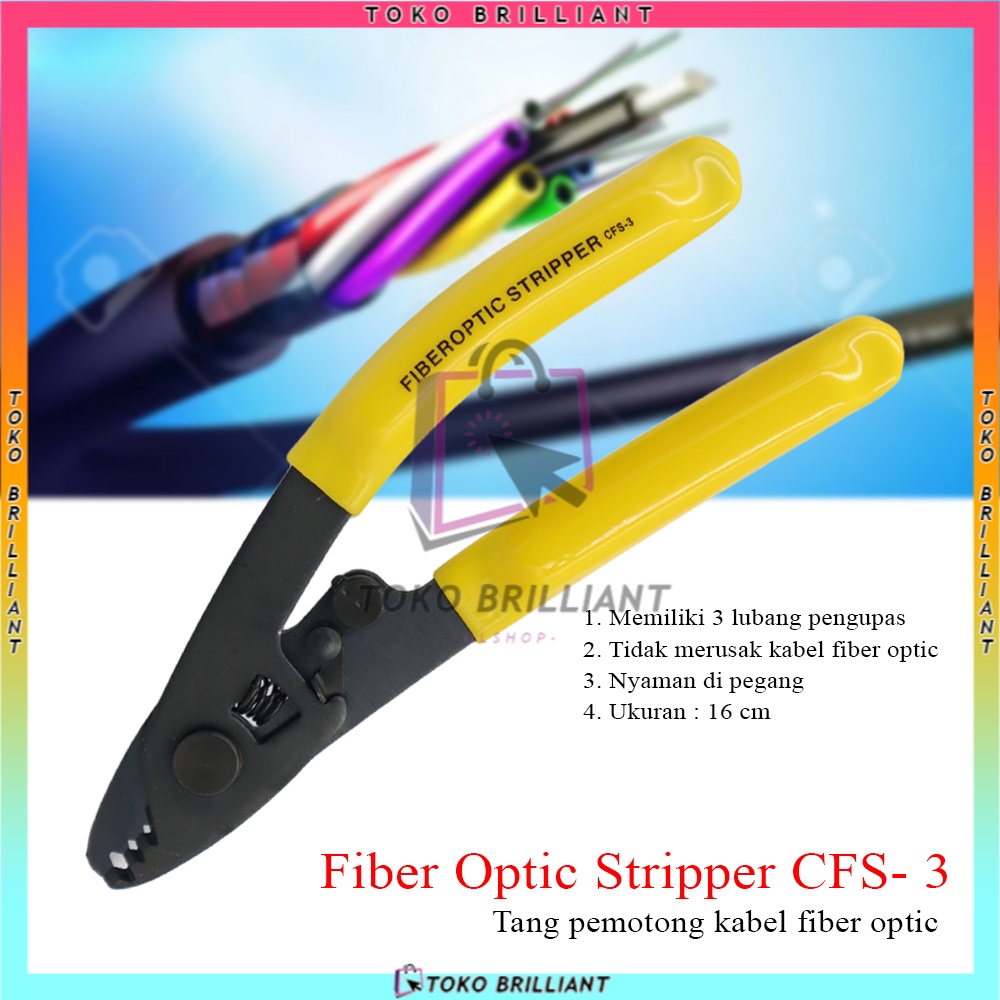 [BISA BAYAR DITEMPAT] Fiber optik stripper CFS3 / CFS2  /tang striper alat kupas kabel