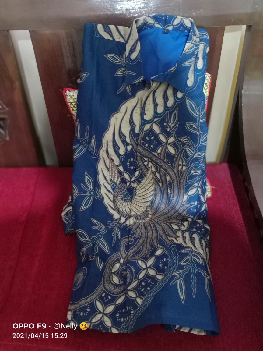 Kemeja Batik Pria Slimfit Premium Lengan Panjang Batiknya Julio Ht 18