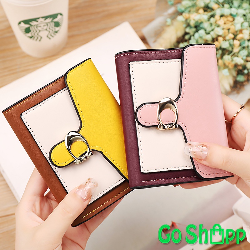 Dompet Wanita Import Fashion Korea - Dompet Wanita Kecil Kulit PU - Dompet Lipat Wanita Import Fashion - Dompet Fashion Wanita - Dompet Korea [PD13]