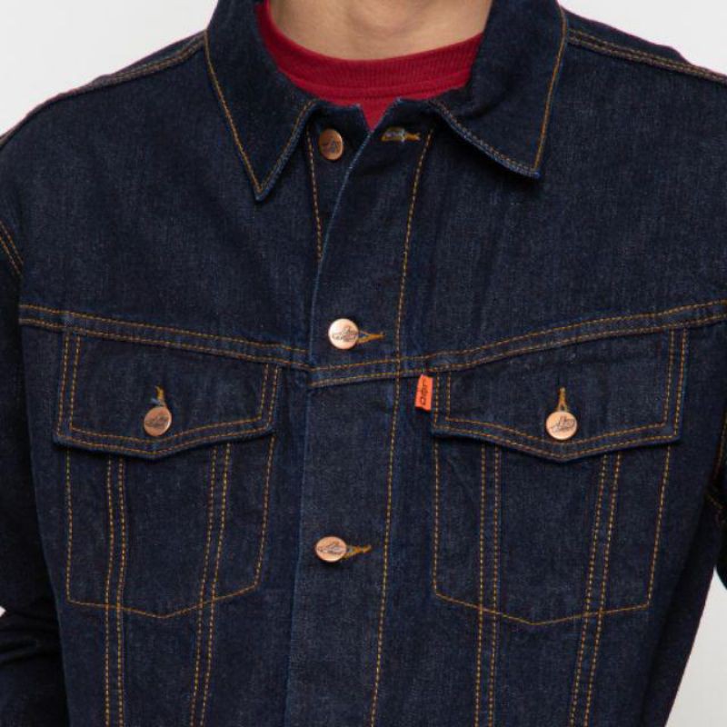 jaket lea jeans original (new) blu blek