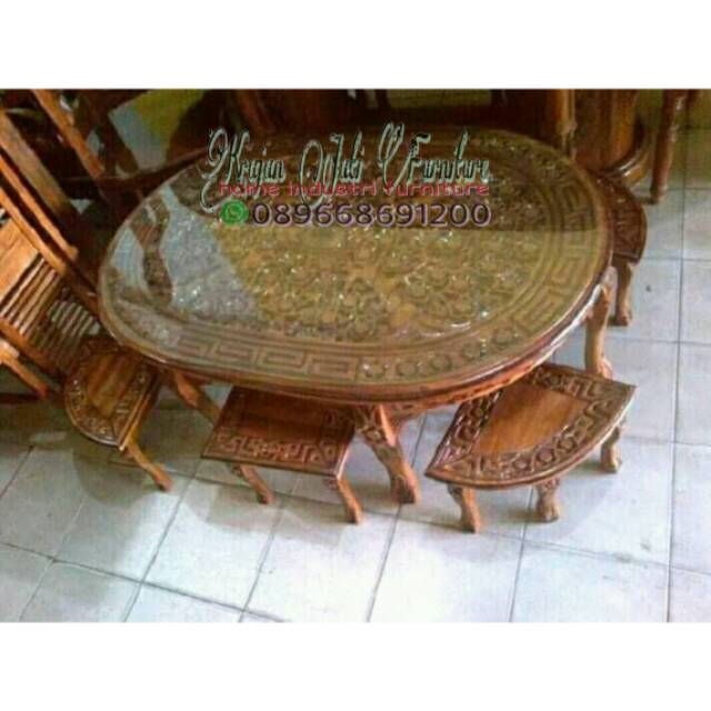 Meja kopi osin/meja kopi osin + kaca