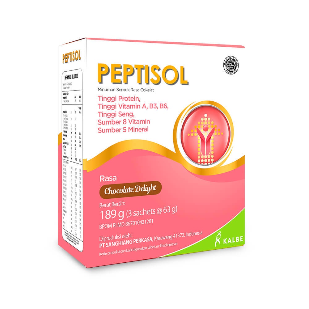 

PEPTISOL RASA COKELAT & VANILLA 189 GRAM