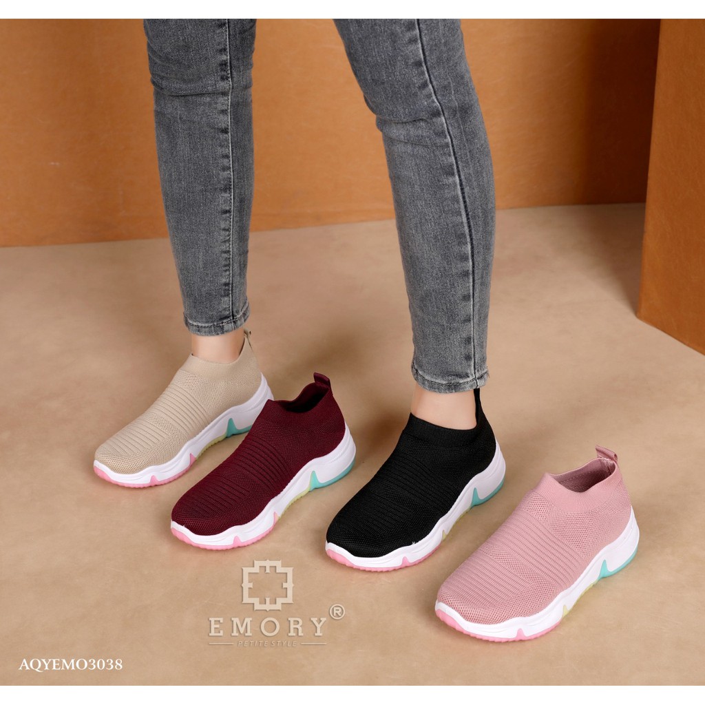 AQYEMO3038 EMORY SEPATU EMORY Flexknit Sneakers ORIGINAL