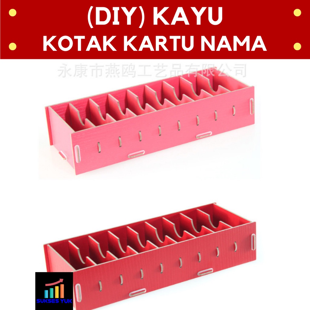 

(DIY) Kotak Kayu Kartu Nama / Name Card Holder