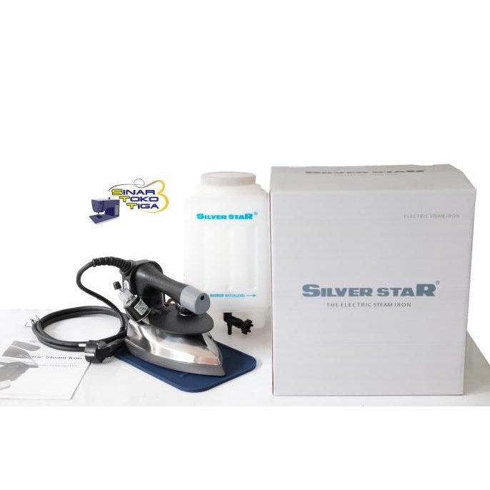 SILVERSTAR SETRIKA UAP ES300 - GOSOKAN SILVER STAR ES 300 LAUNDRY