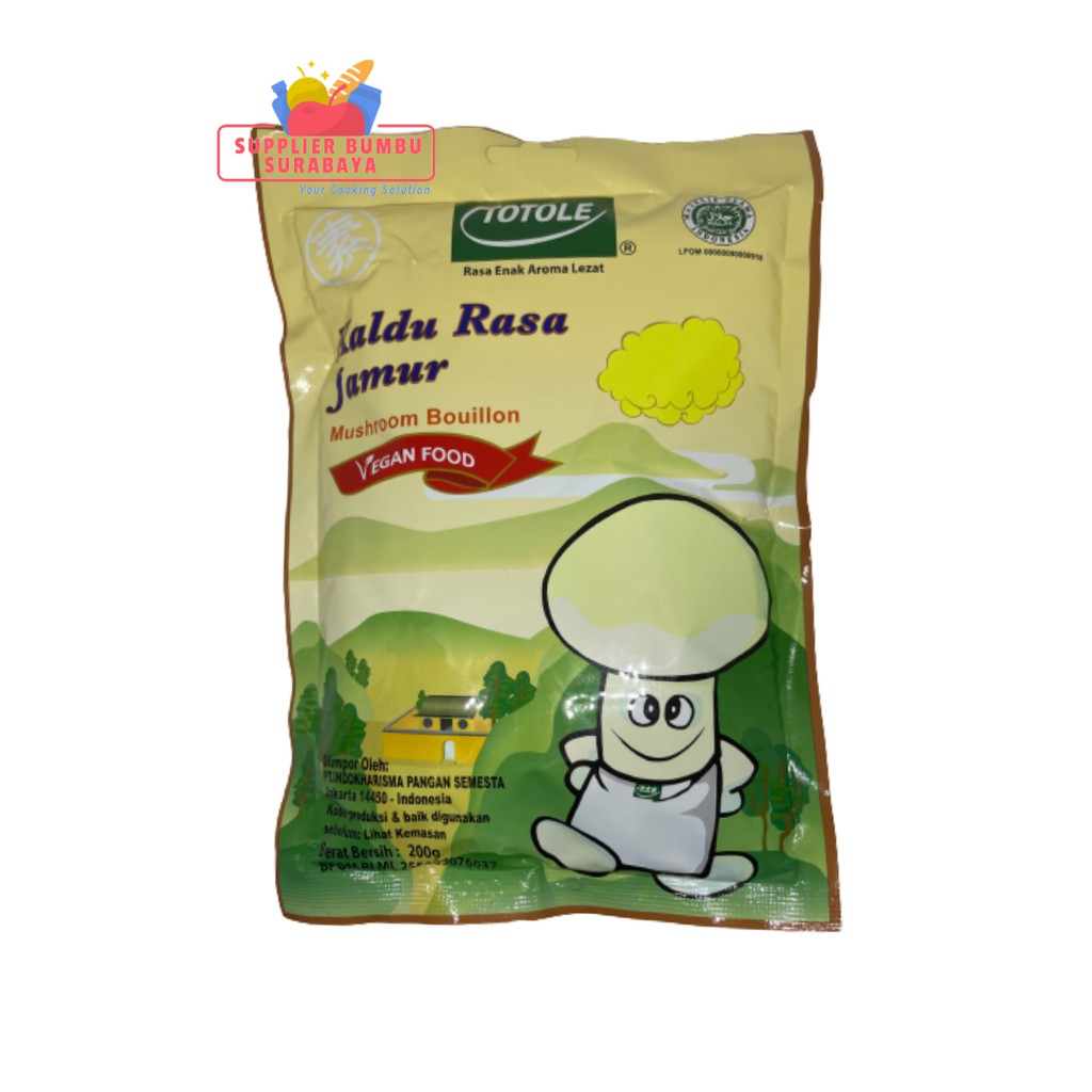 TOTOLE - Kaldu Rasa Jamur Sehat Alami Vegan Non MSG 200g