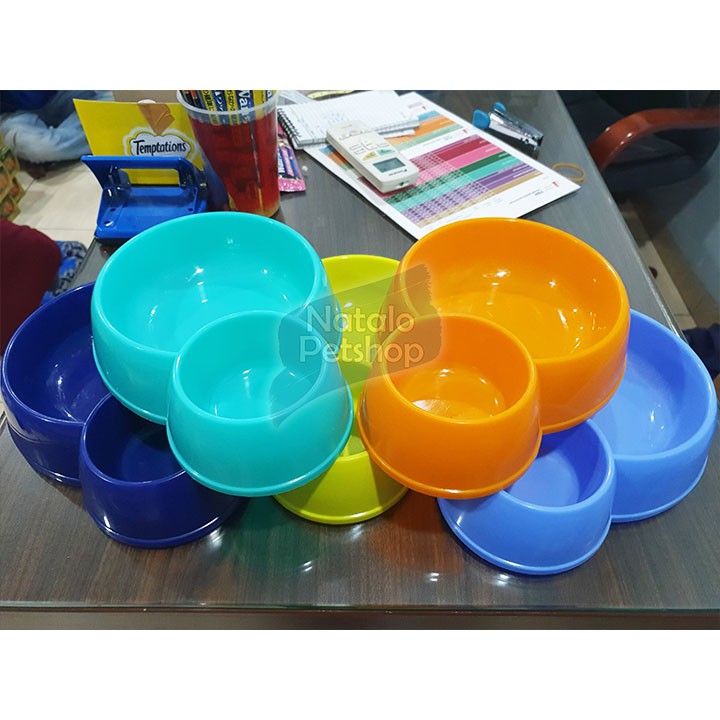 Bowl Double Minimalis -Tempat Makan Minum Hewan/Kucing/Anjing/Mangkuk