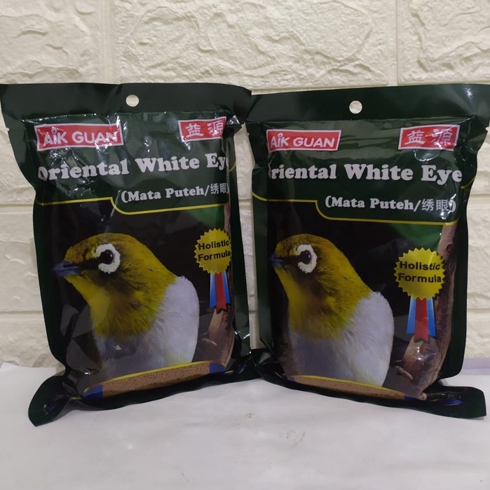 Pakan Pleci Aik guan 500 gram pakan pleci oriental makanan mata putih