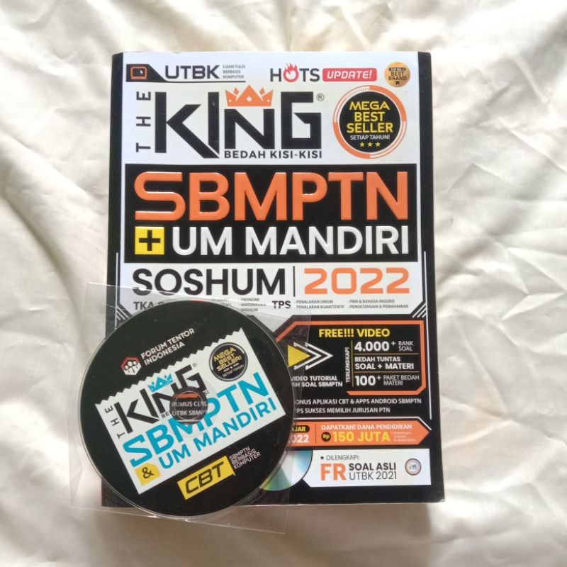 PRELOVED BUKU UTBK THE KING SBMPTN/MANDIRI SOSHUM 2022