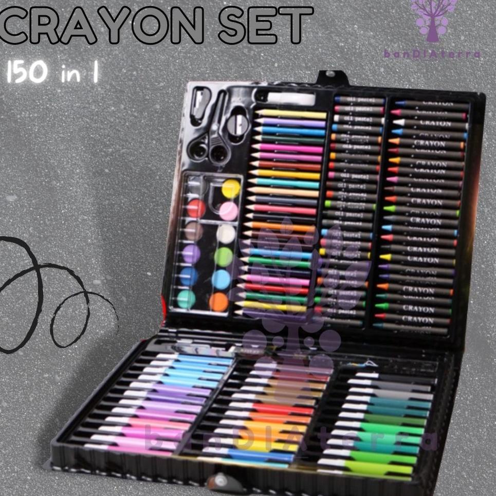 

Paling Popular IVG0P Bandiaterra 150 IN 1 ART SET/Alat Gambar & Lukis / Crayon, Spidol, Pensil Warna, Cat Set J76 Grosir