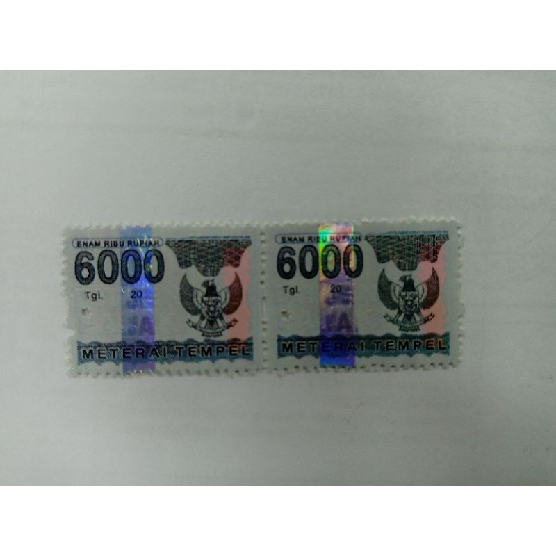 materai 6000 tahun 2006-2009 (ORI)