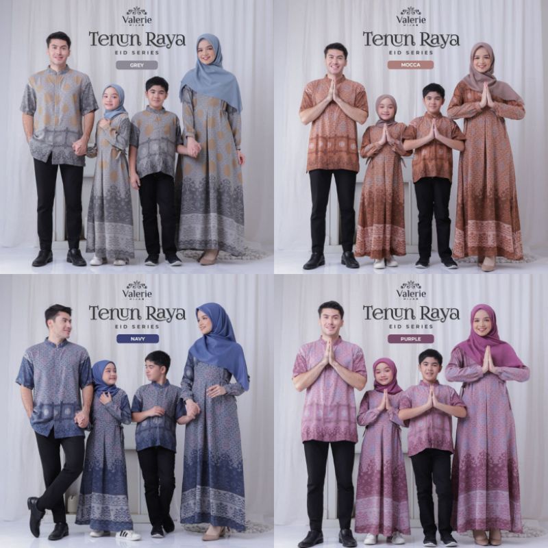 Close PO‼️ Sarimbit Family TENUN RAYA EID SERIES by Valerie Hijab