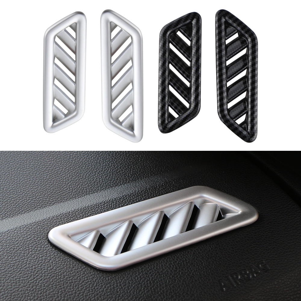 2pcs Stiker Cover Ventilasi Ac Depan Mobil Untuk Volkswagen VW Troc T-roc 2018-2022 Acc