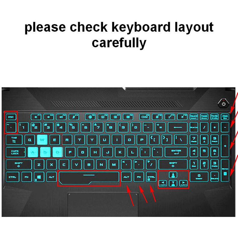 Cover Pelindung Keyboard Gaming Asus Tuf A15 A17 Fa706 Fa506 Fa506Iu Fa506Iv Fa506Ii Fa706Ii Fa706Iu 15.6 &quot;