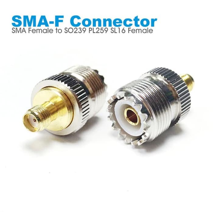 KONEKTOR ANTENA HT SMA FEMALE to PL259 / SO239 FEMALE