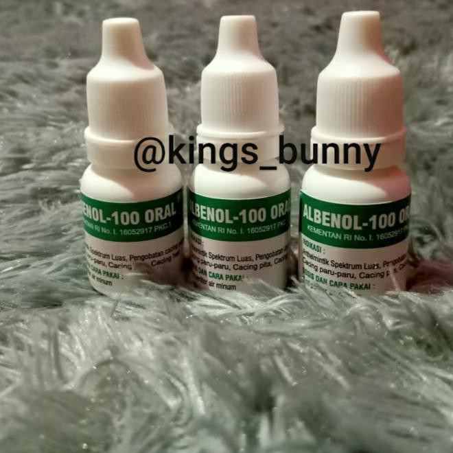 obat cacing kelinci / albenol murah