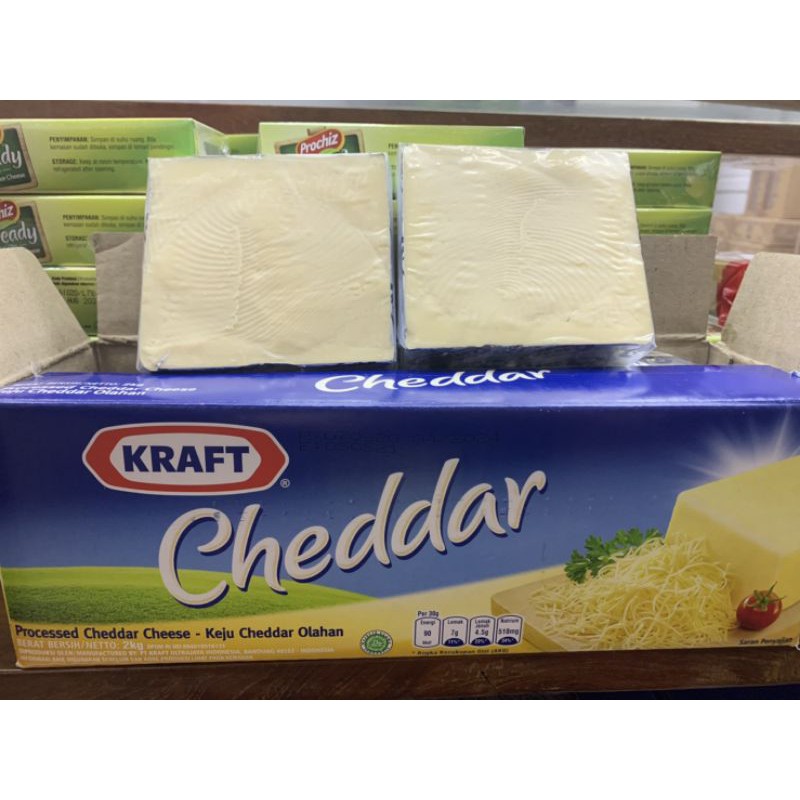 

Kraft Cheddar Potong 200gr
