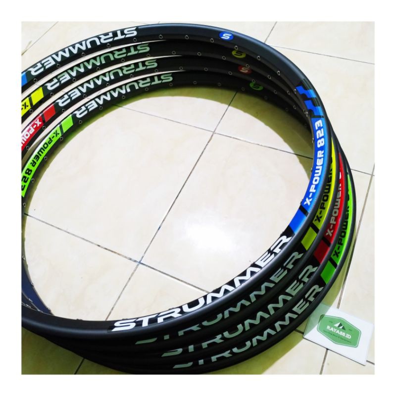 RAYA88 SEPASANG RIM RIMS VELG MTB 32H STRUMMER X-POWER 27.5 SEPEDA MTB