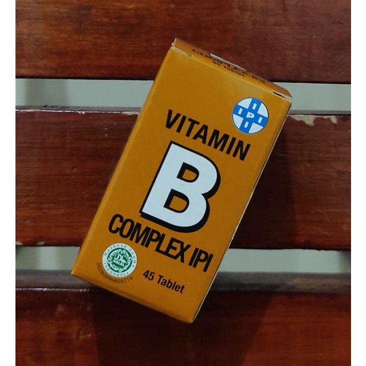 Vitamin B Complek Ipi / Daya Tahan Tubuh / Menjaga Sistem Syaraf / Mencegah Anemia / Jantung