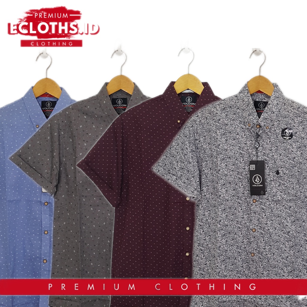 KEMEJA PRIA LENGAN PENDEK MOTIF - KEMEJA MOTIF PRIA - KEMEJA SURFING PRIA - ATASAN KEMEJA – SP 14 MA