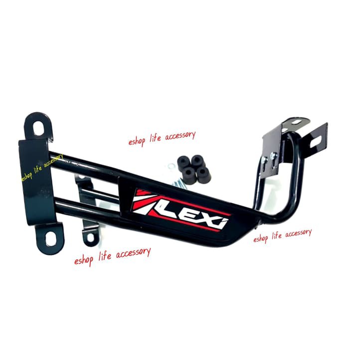 Aksesoris Braket Breket bracket dudukan plat nomor depan lexi nopol