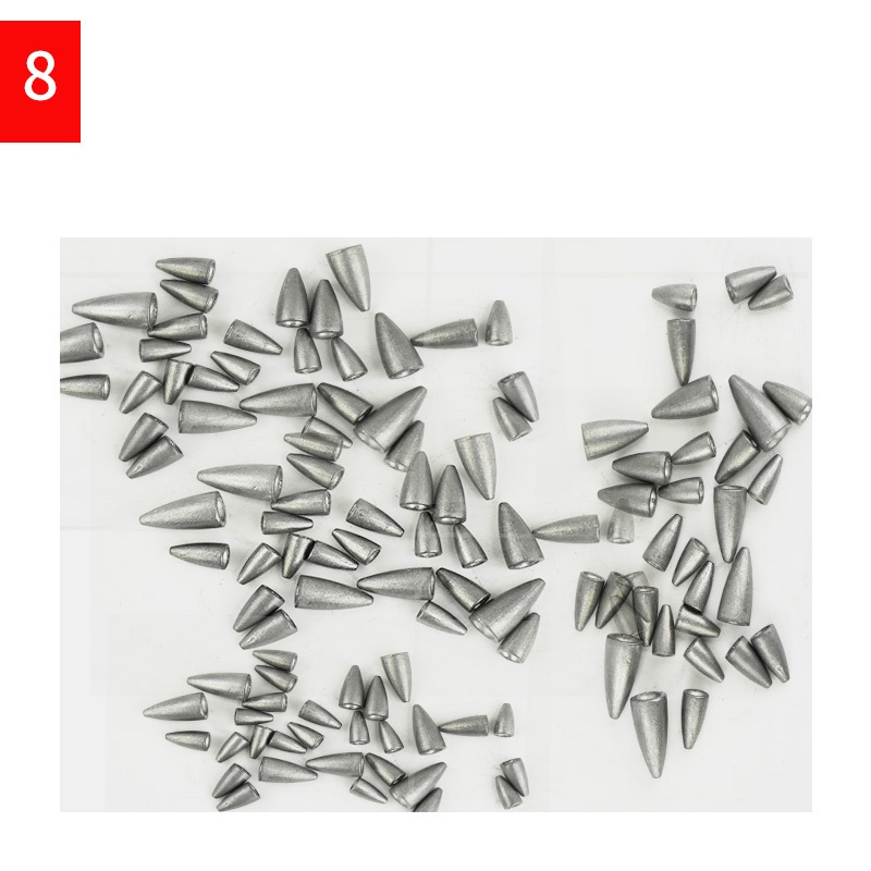 30 Pcs Bullet Lead 3.5g-14g Plummet Plumb Bob Plummet Fittings