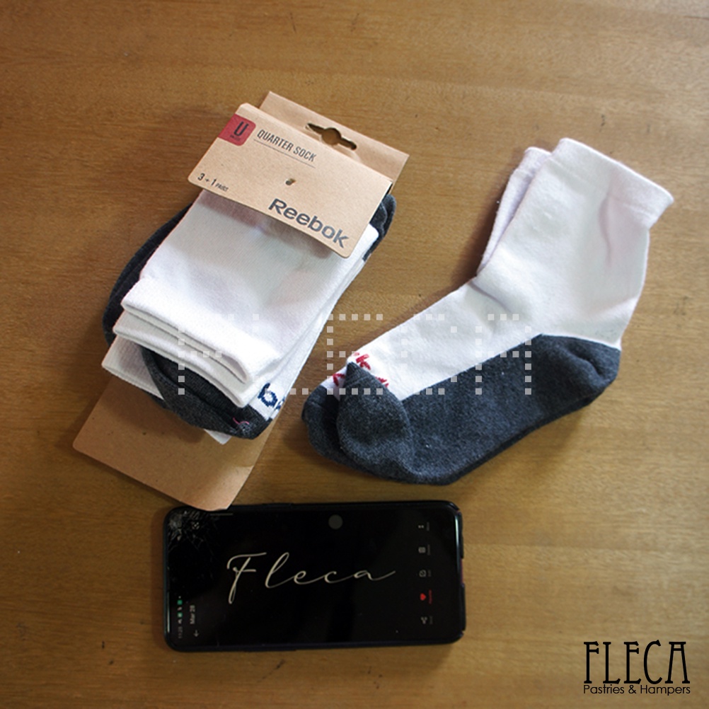 KAOS KAKI SEKOLAH PUTIH SOCKS ANAK DEWASA SMP SMA REEBOK ASLI ORIGINAL POLOS MURAH ISI 4