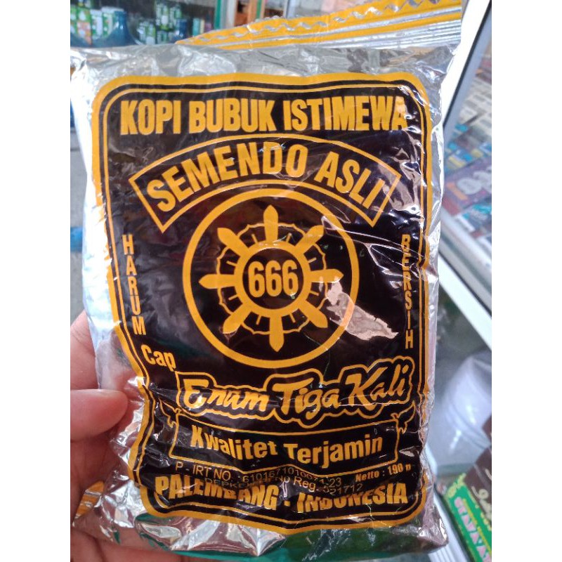 

kopi bubuk semendo asli cap 666