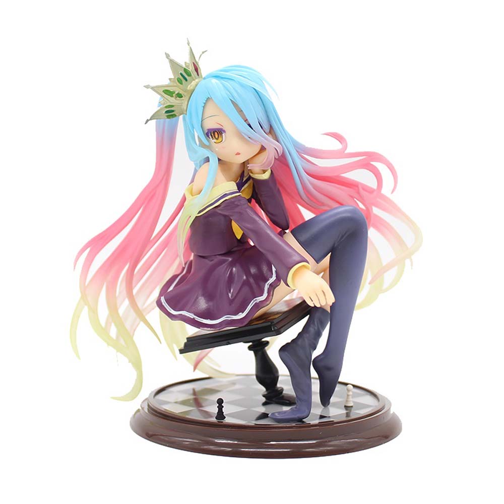 Lanfy Mainan Action Figure Model Anime Shiro No Game No Life Untuk Dekorasi Meja