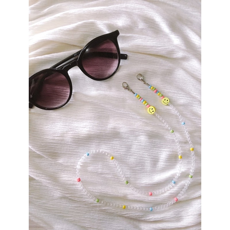 STRAP MASKER/KACAMATA LUCU SMILEY