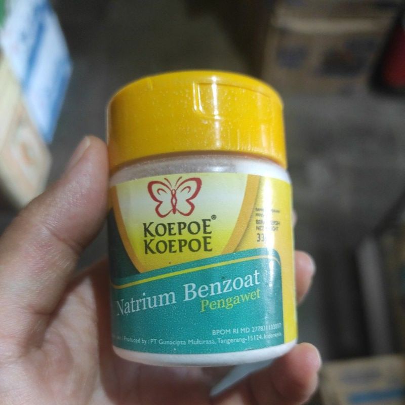 

Natrium Benzoat Koepoe Koepoe 33 gram