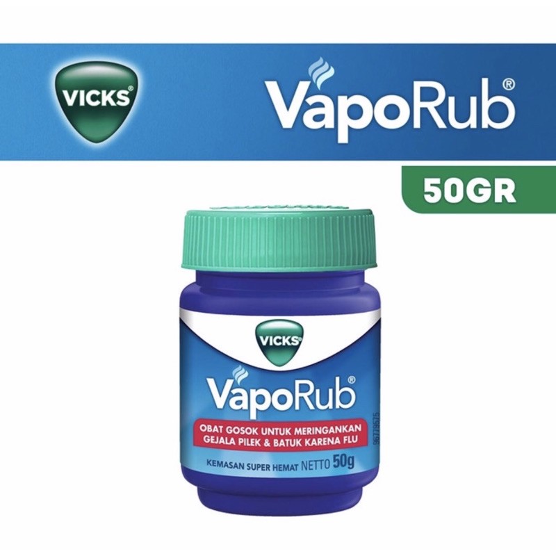 Vicks vaporub 50 gram ( balsam menghangatkan tubuh si kecil )