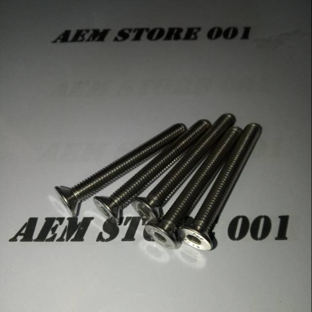 Verseng L M6 X 50 (5cm) stainless 304