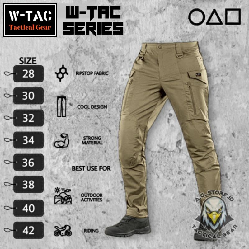 (COD) CELANA TACTICAL W-TAC PANJANG MURAH | CELANA CARGO PDL