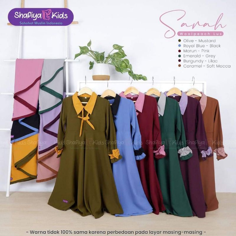 Gamis anak Shafiya kids