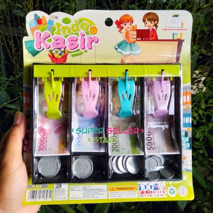 MAINAN EDUKASI ANAK KASIR INDO/MAINAN KASIR KASIRAN ANAK/KASIR KOIN