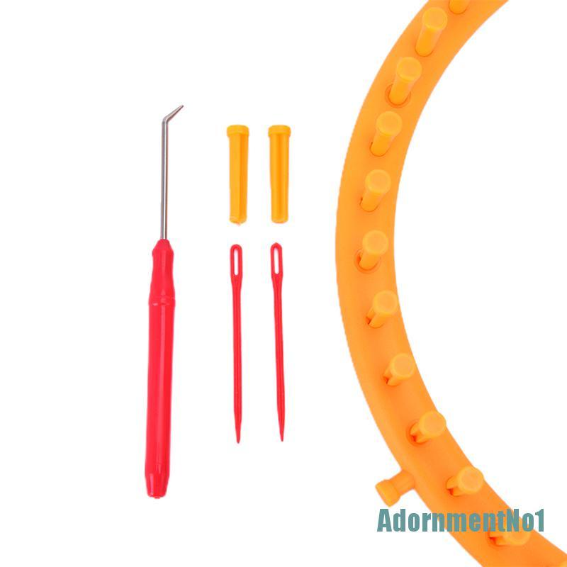 [AdornmentNo1]4Size Round Knitter Looms DIY Tool Kit Plastic Round Circle Creative Hat Sweater