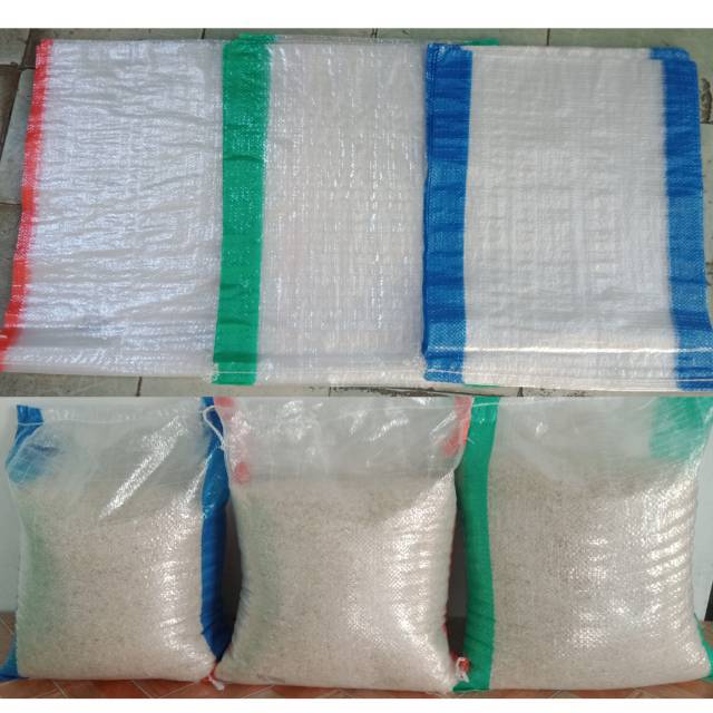 TERLARIS Karung Plastik Karung Beras 5 Kg Transparan Isi 100 Lembar