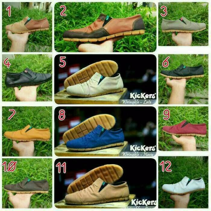 BEST TERLARIS sepatu pria slop ringan kickers WRINGKLE grade original PALING MURAH