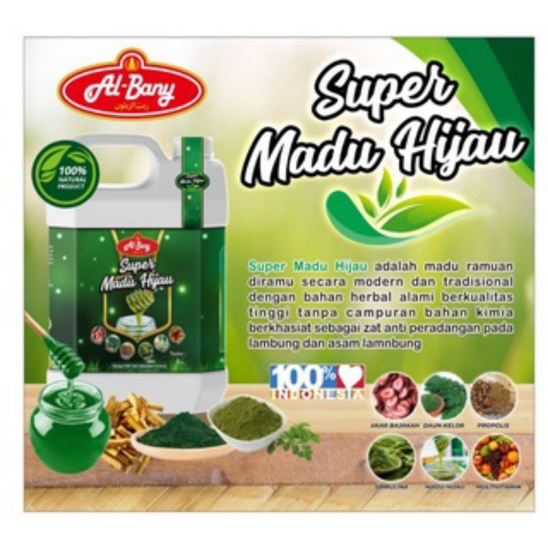 

madu hijau super honey 1 kg