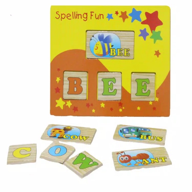Mainan Spelling Fun ABCD