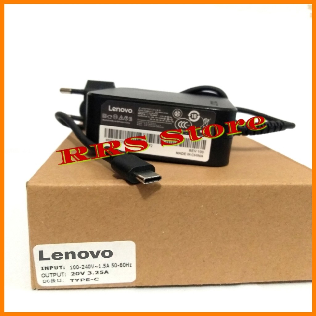 CASCASAN LENOVO TYPE C Adaptor Charger Laptop Lenovo Thinkpad L380 L480 L580 X270 X280 (USB C) ORI