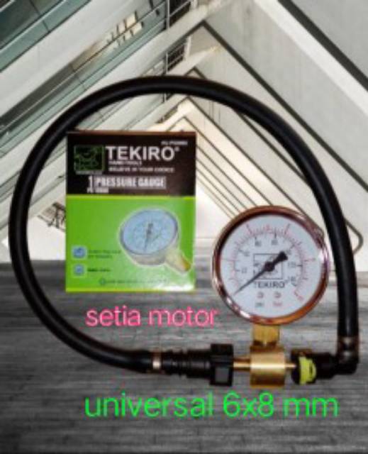Alat ukur tekanan bahan bakar fuel pump universal