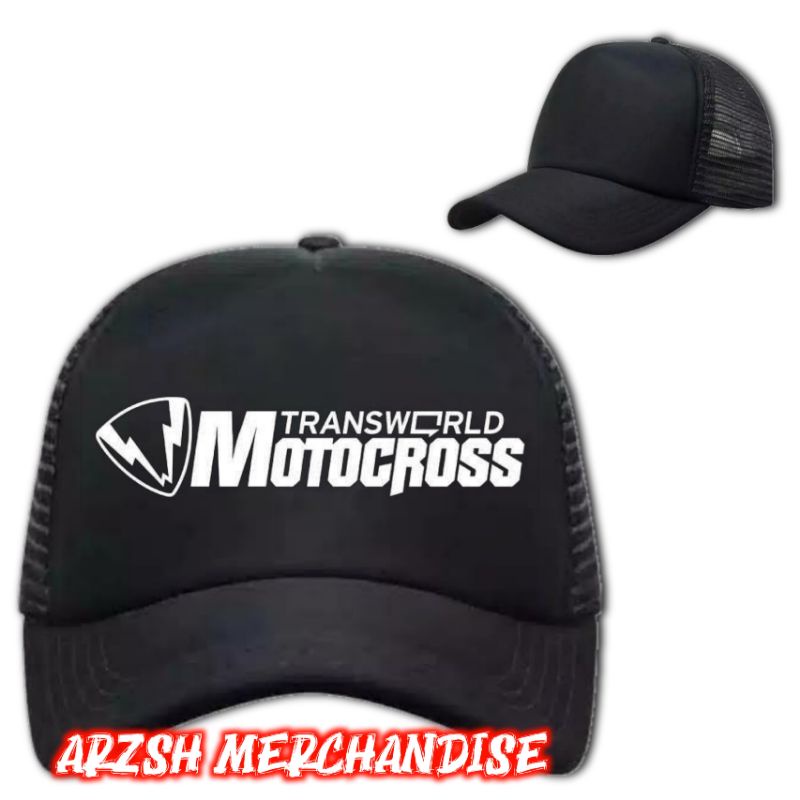 Topi Otomotif Transworld Motocross Supermoto - Topi Trucker Otomotif Motorcross