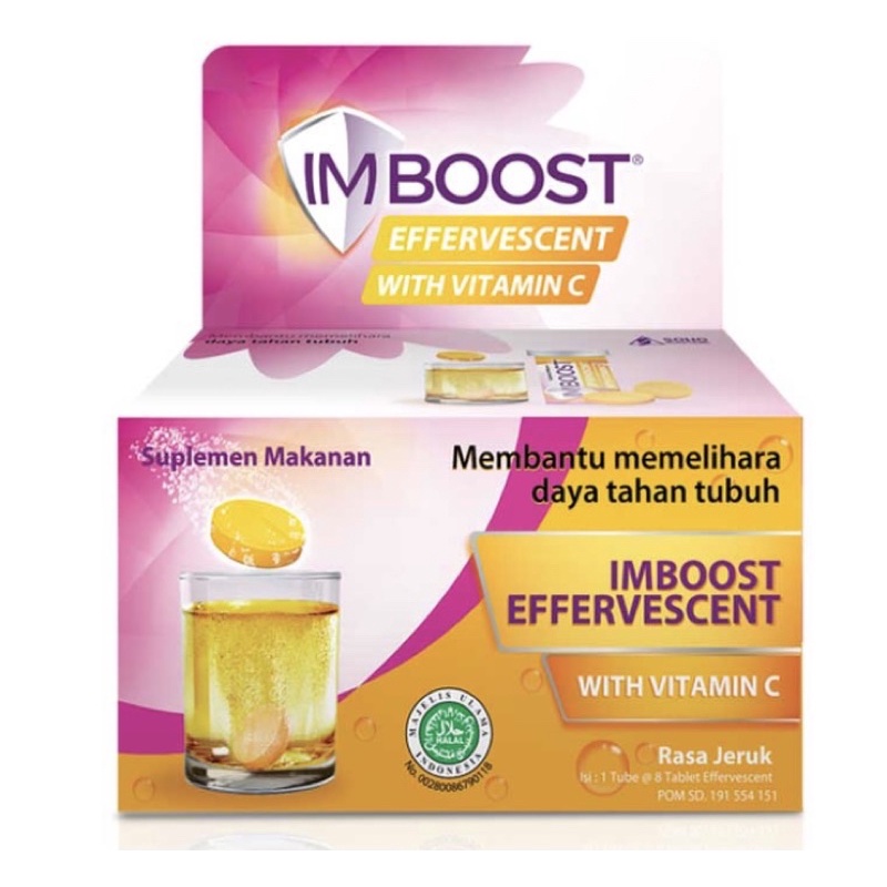 Imboost effervescent vitamin C 8 tablet