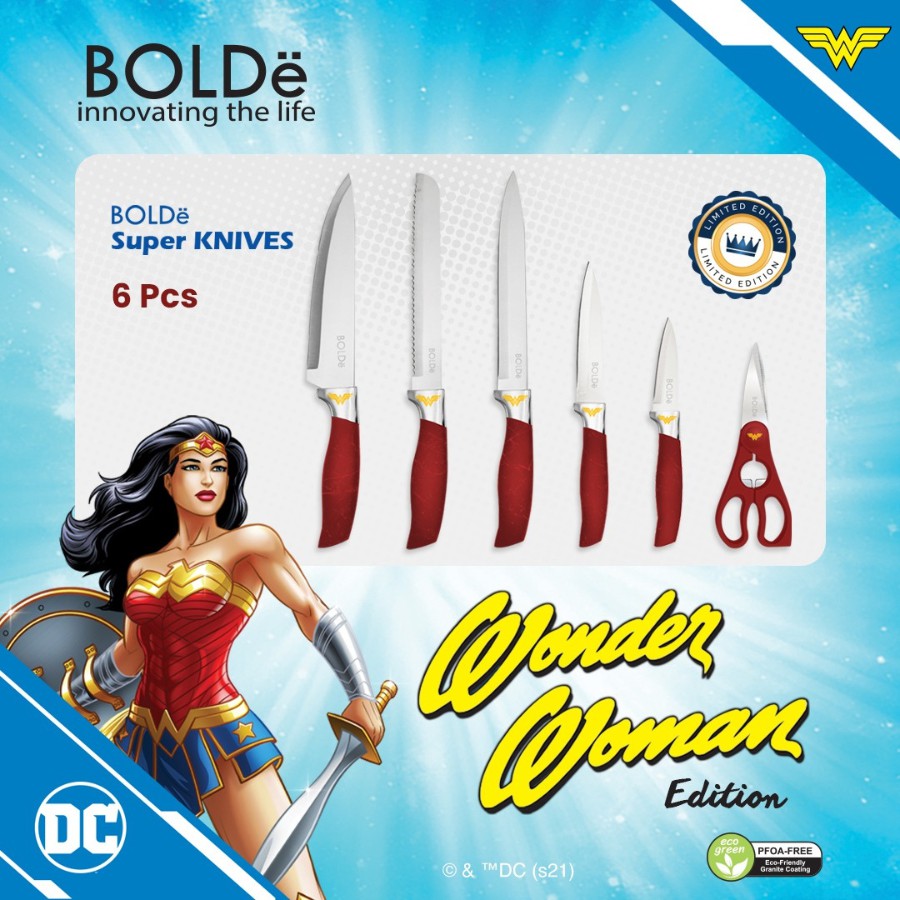 Bolde Wonder Woman Knive Set