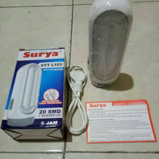 Senter Lampu Surya Emergency SYT L101 dan SYT L101