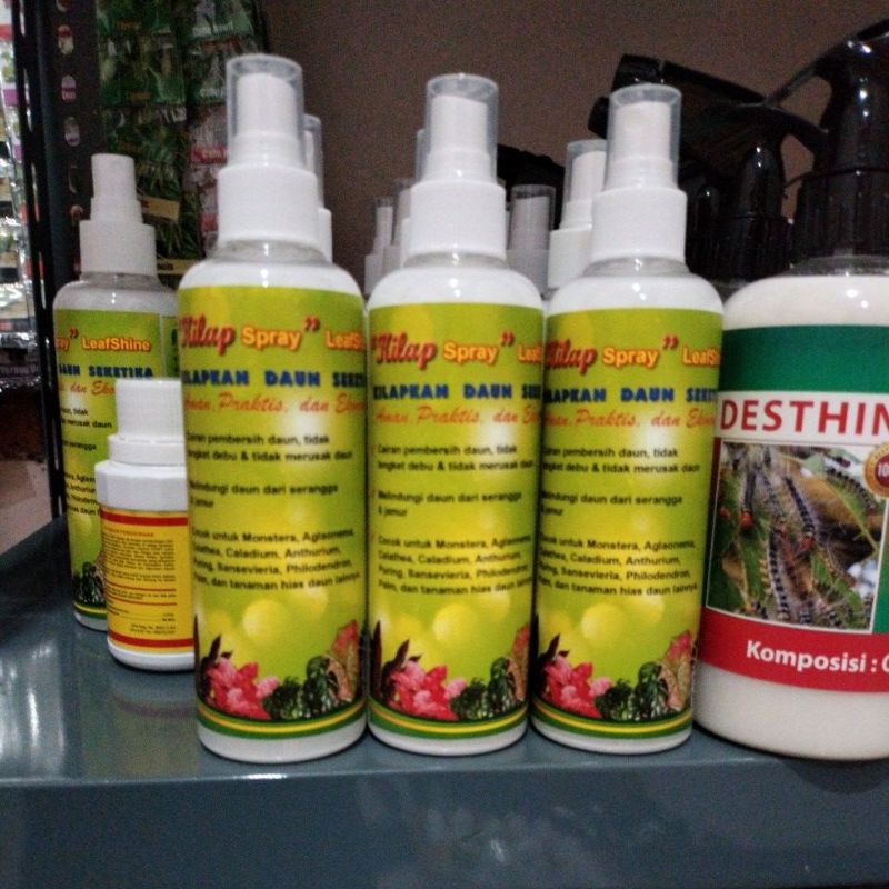 kilap daun spray 250 ml , mengkilapkan daun tanaman hias